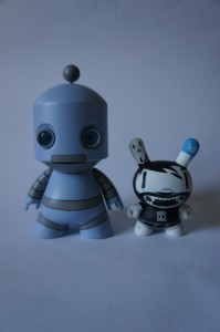 Size Compared with a 3 inch Kidrobot Dunny