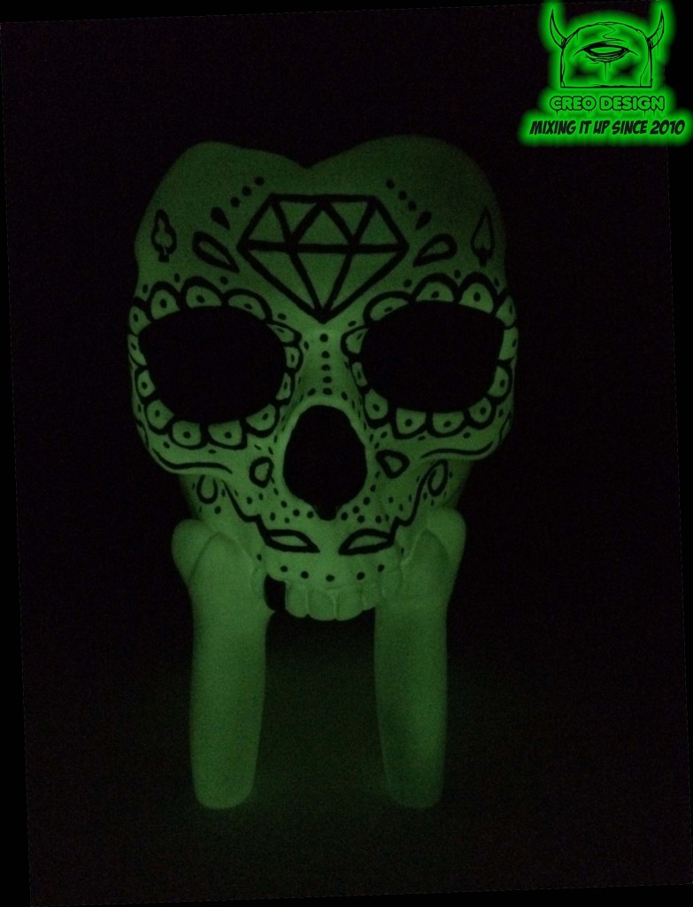 GID Sugar Skull by Creo Designs