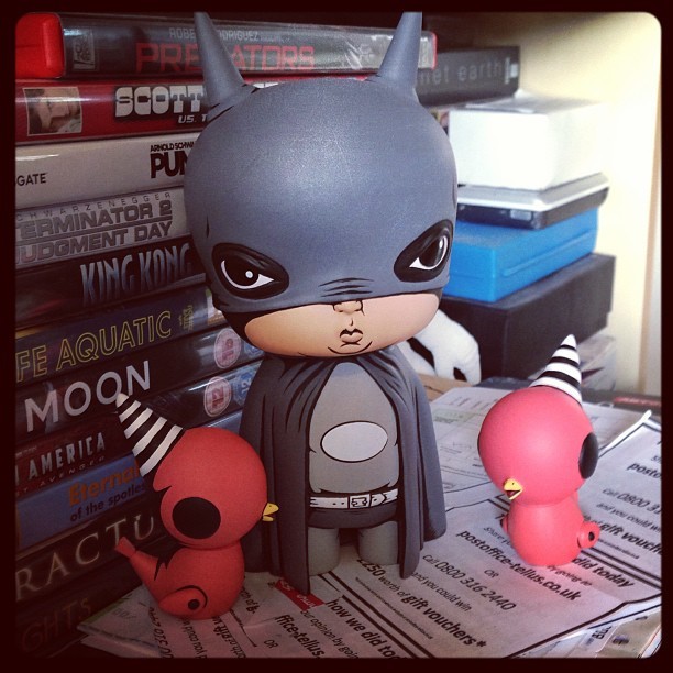 Bat Boy with his sidekicks by JPK