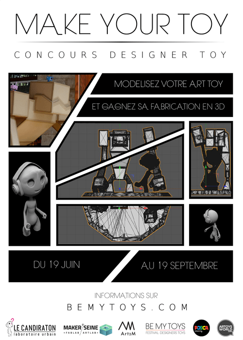 Make Your Toy – Concours Designer Toy | Le Candiraton competition