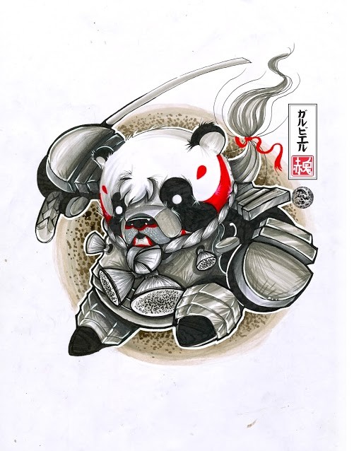 Gabriel Carpio Print shibo Panda print