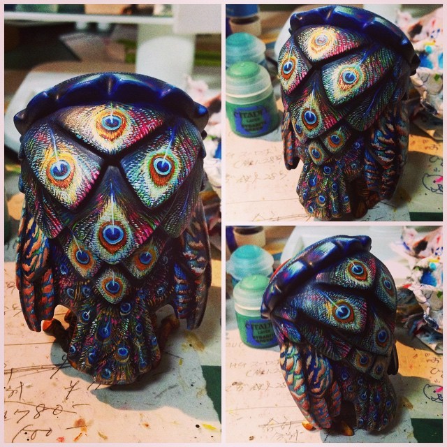 peacock owl toy terror omen