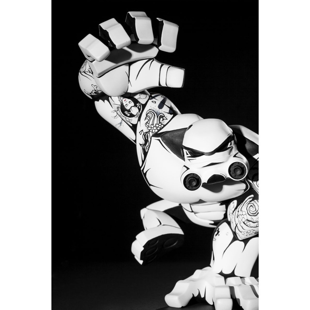 Stormtrooper Coarsetoys PAW custom By  Jon Paul Kaiser black F