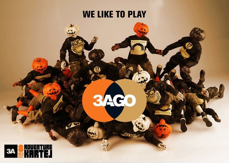 CHARKIN, ZOMBKIN AND MILKY By 3AGO ThreeA / Ashley Wood - The Toy