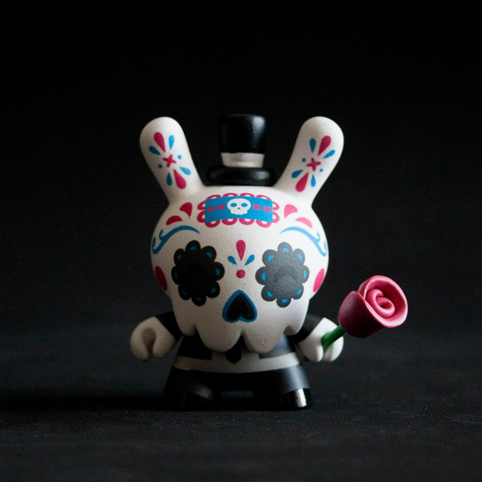 shiffa day of the dead series custom dunny hecho en mexico