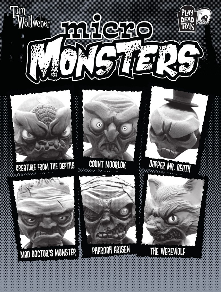Micro Monsters By Tim Wollweber x Play Dead Toys poster