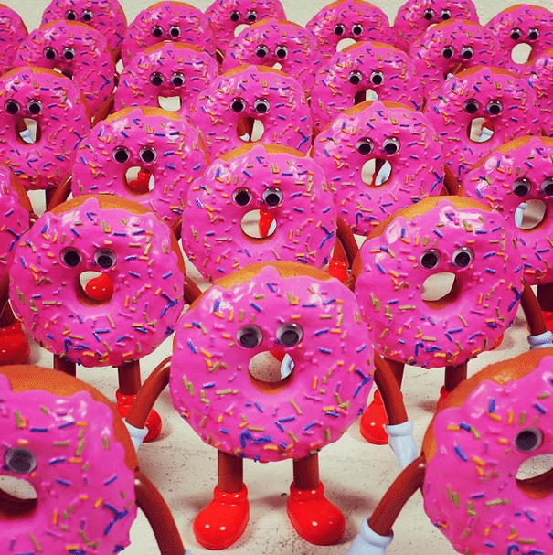 Donut Zombies By MILKBOY x DUNE Toys PINk