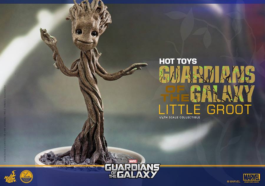 Guardians of the Galaxy- 1:4 Little Groot Collectible Hottoy