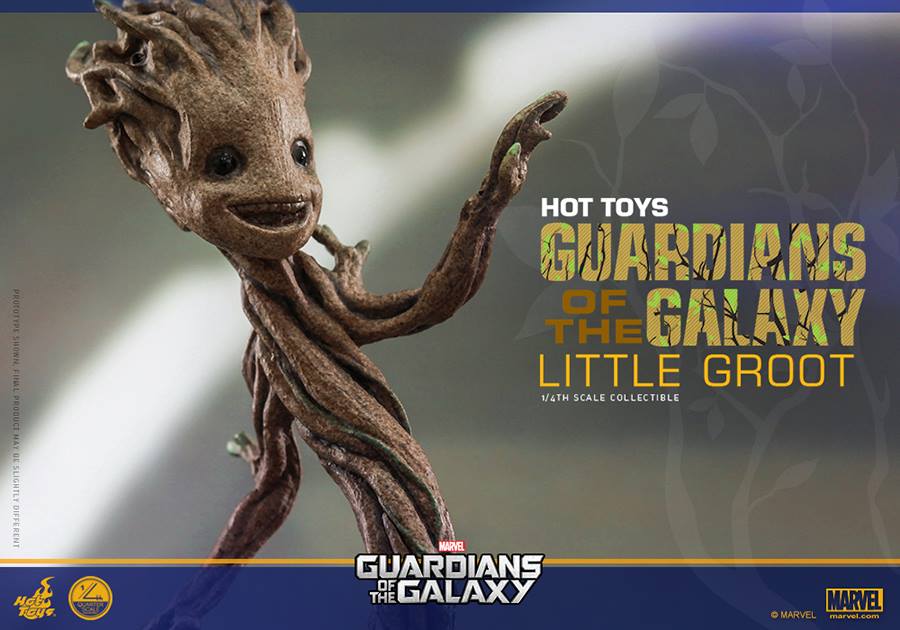 Guardians of the Galaxy- 1:4 Little Groot Collectible hottoys 4