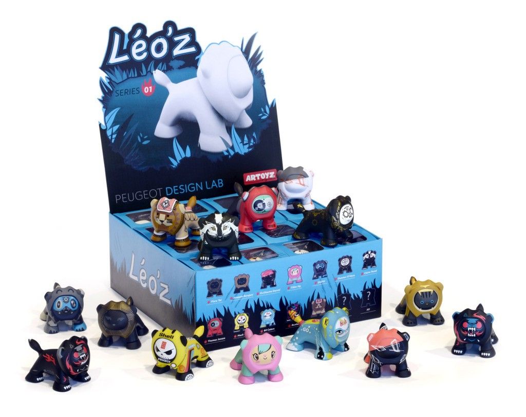 leoz peugeot design lab art toy