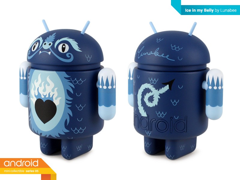 Lunabee Ice in my Belly Android series 5 front and back