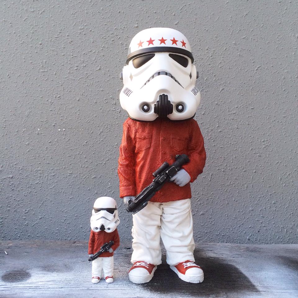 Mini Trooper Boy - red and white by FLABSLAB and ImagineNation DesignStudios