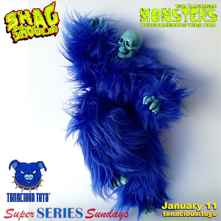 Tenacious Toozie Scloozie Shagghoulie We Become Monsters Tenacious Toys Super Series Sundays