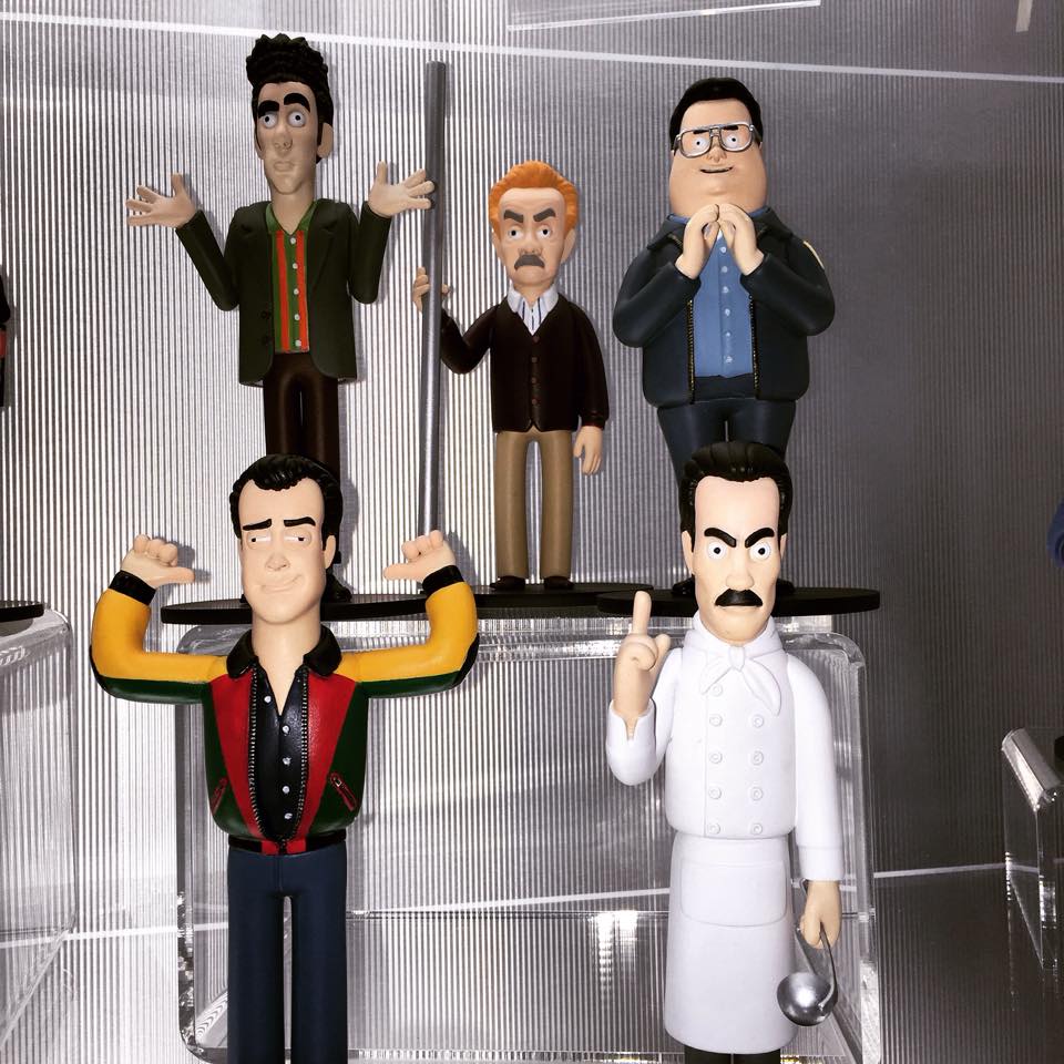 Vinyl sugar evil corp Seinfeld figures NYC toy fair