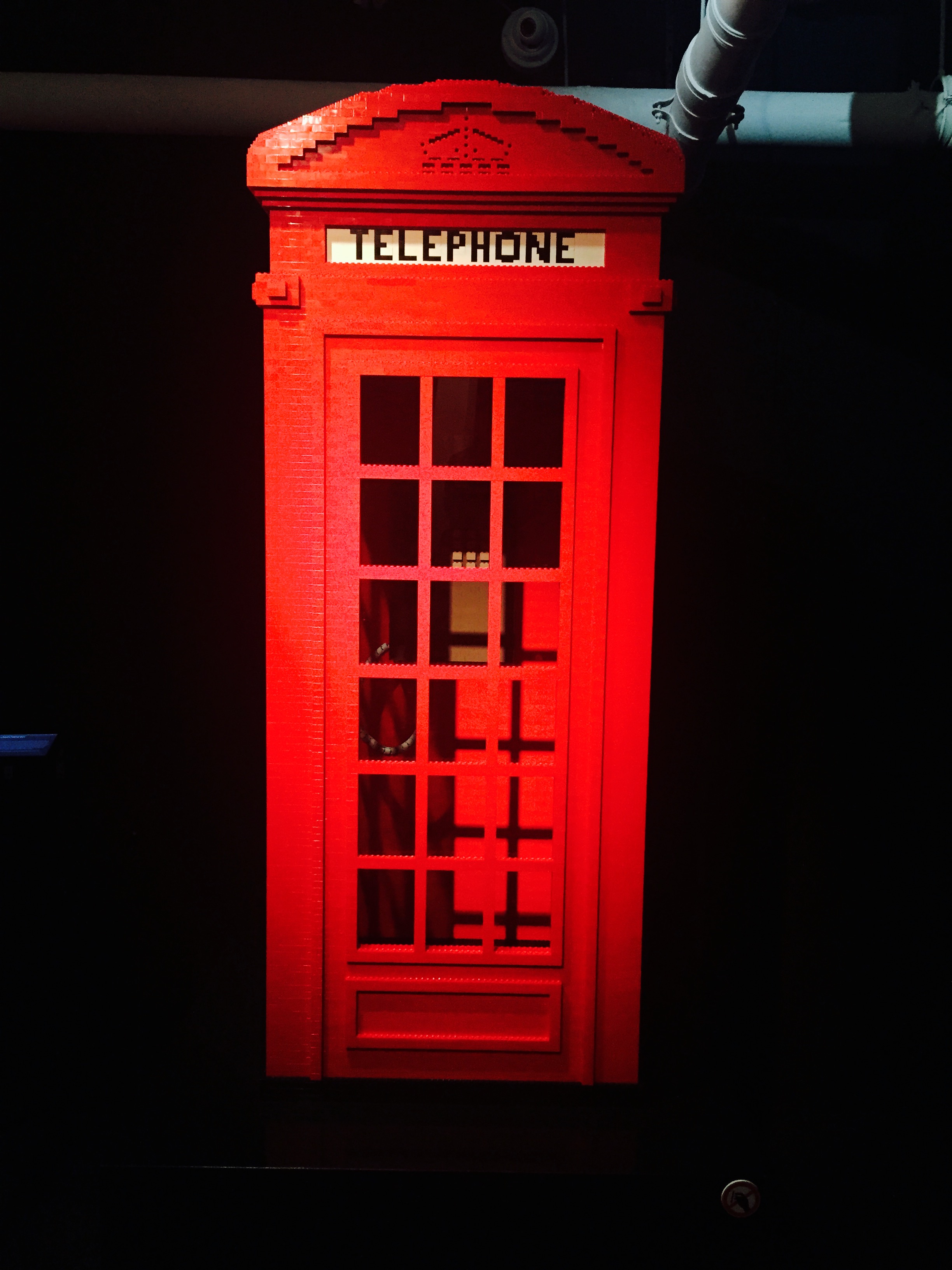 lego phone booth