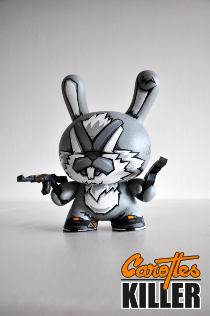CAROTTES KILLER By Seven Lab Kidrobot Dunny