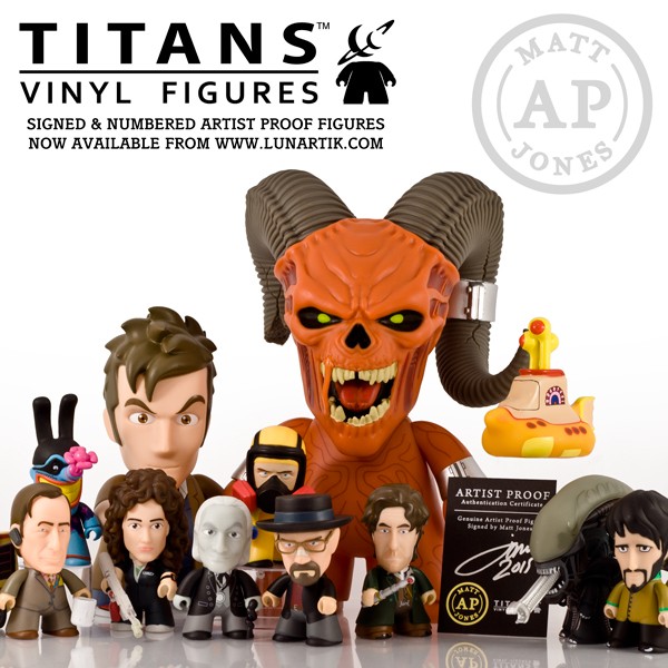Lunartik Titans vinyl figures