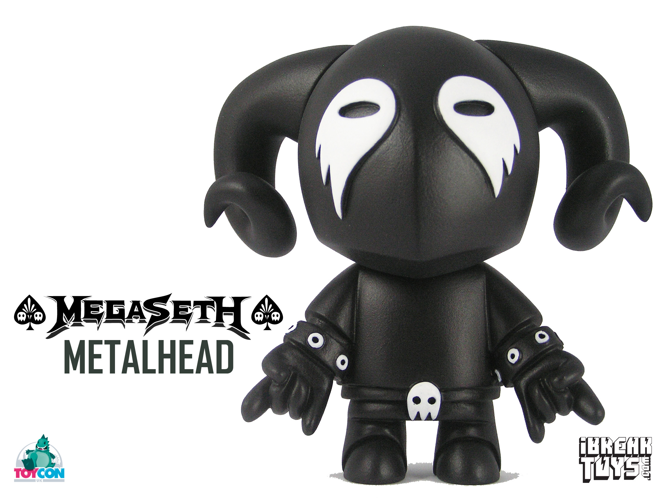 black & white megaseth metal head