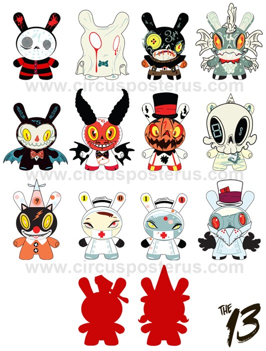 The 13th Brandt Peters x Circus Posterus Dunny series Kidrobot
