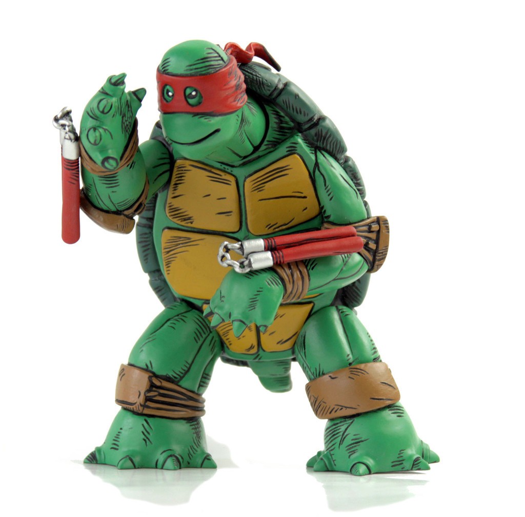 The First Turtle Figure Color Version with Red Mask
