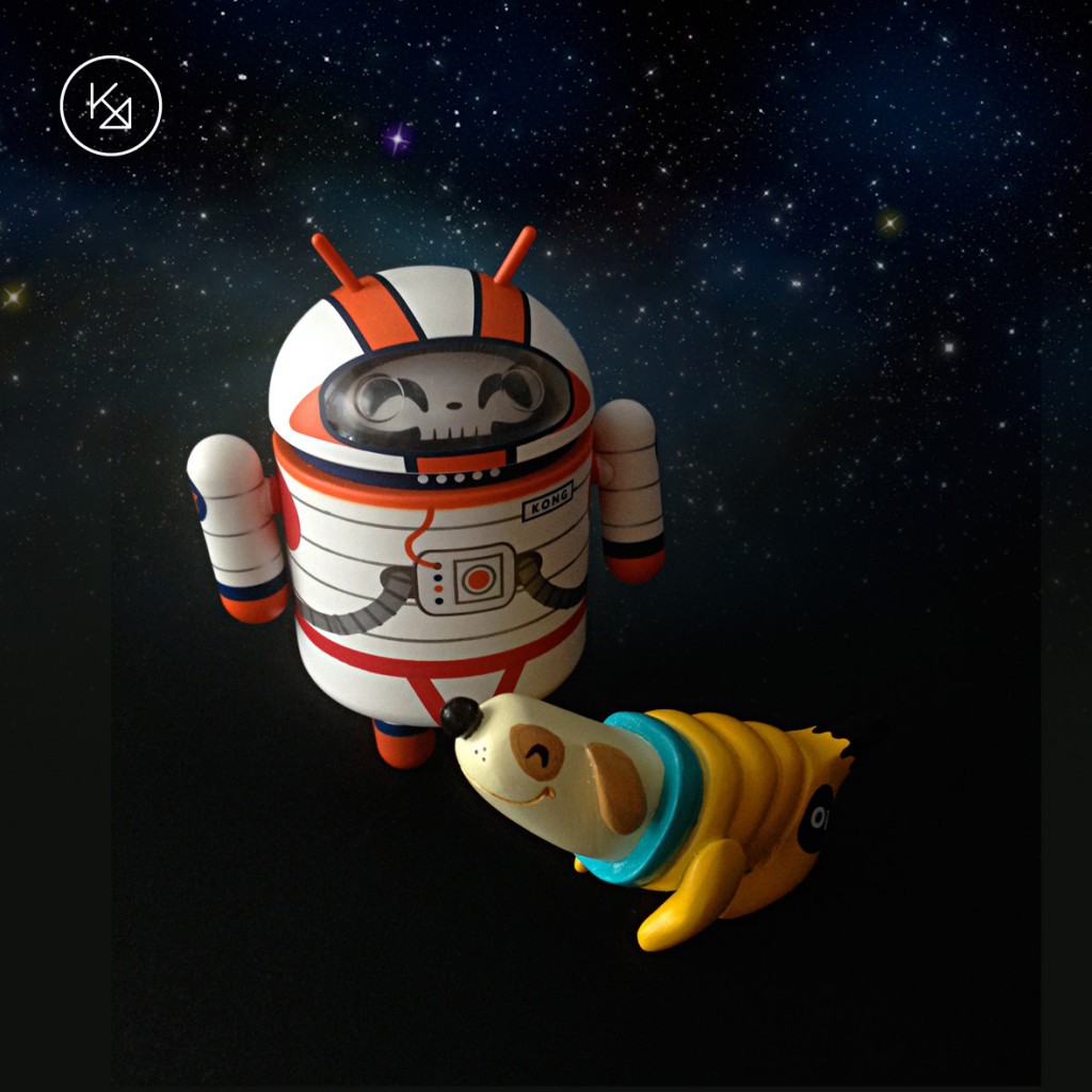 astroapstroape Artist Proof Android Series 5 By Kong Andri space dog e-2