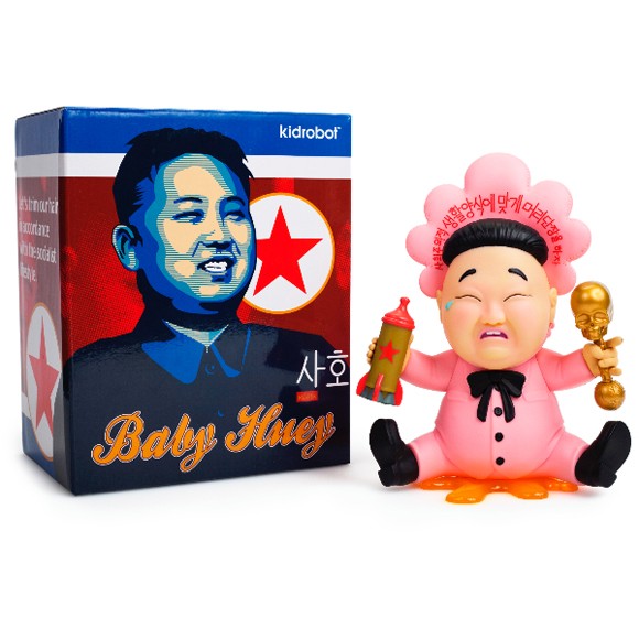 KIDROBOT TO PRE-RELEASE BABY HUEY BY FRANK KOZIK AT SAN DIEGO COMIC CON pink