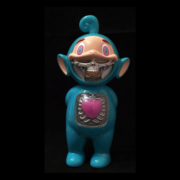 Telegrinnies By Ron English x  JPS x Made by monsters pink gold