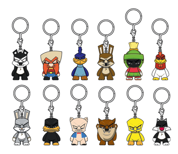 kidrobotlooneytuneskeychain