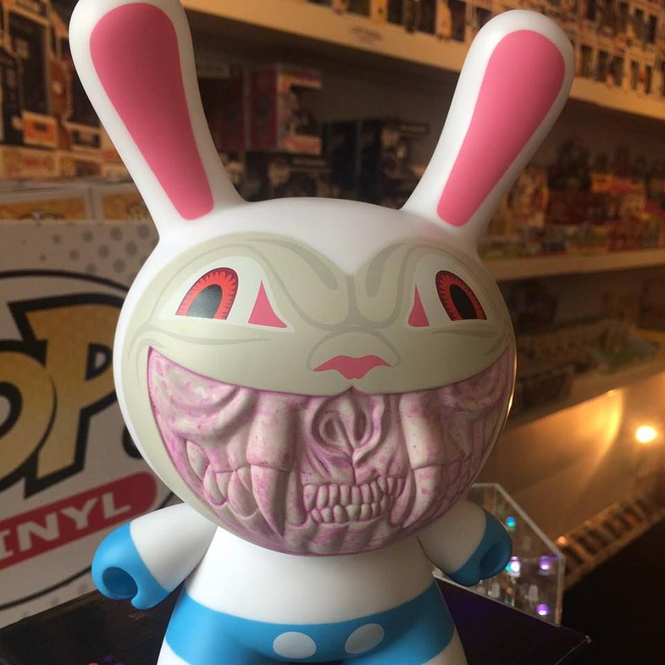 Ron English 8inch vinyl Kidrobot dunny white CHASE