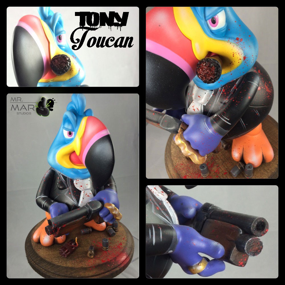 Tony the Toucan by Mr Mars Ron English multi