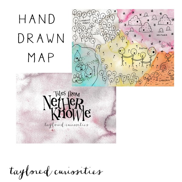 illustrated map taylored curiosities
