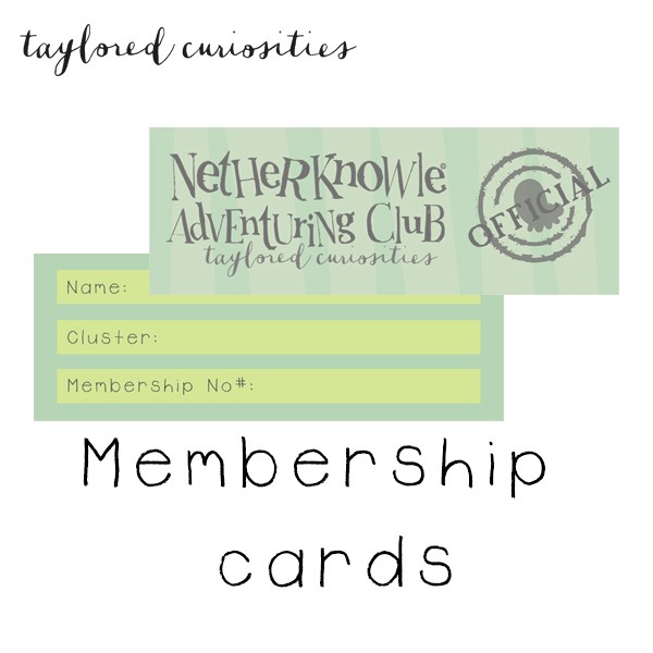 membership cards taylored curiosities
