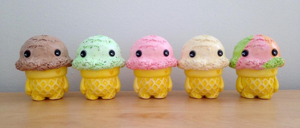 Melodreama ice cream man resin toy