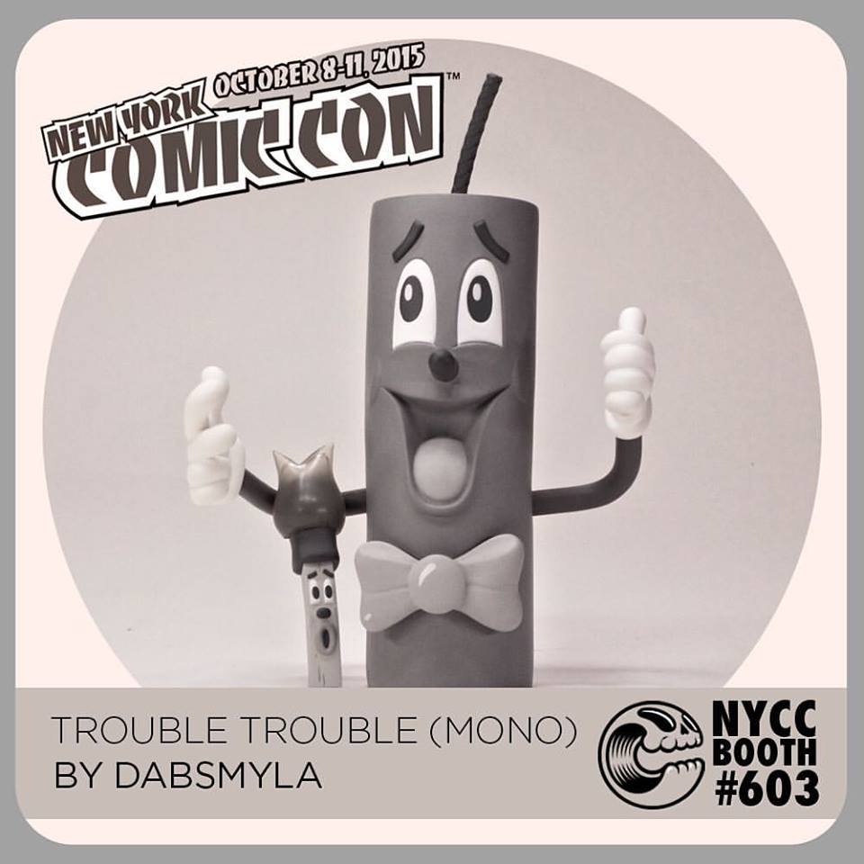 Munky king x DabsMyla Trouble Trouble Mono Clutter mag for NYCC 603