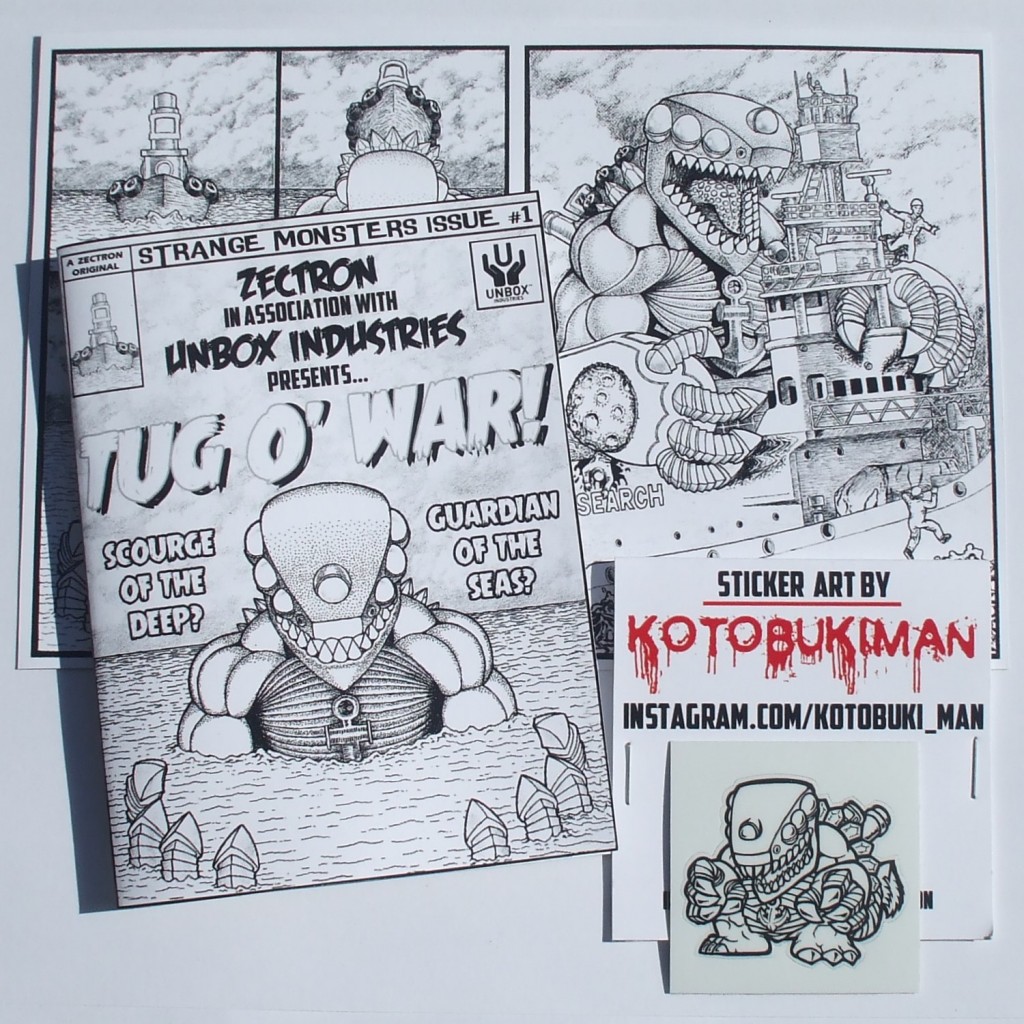 Strange Monsters Tug-o-War by Zectron artwork header card