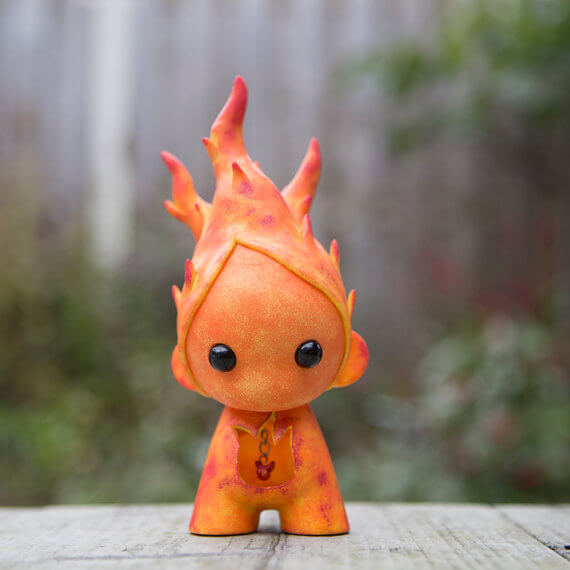 Element Munny  Fire by KiiroToys