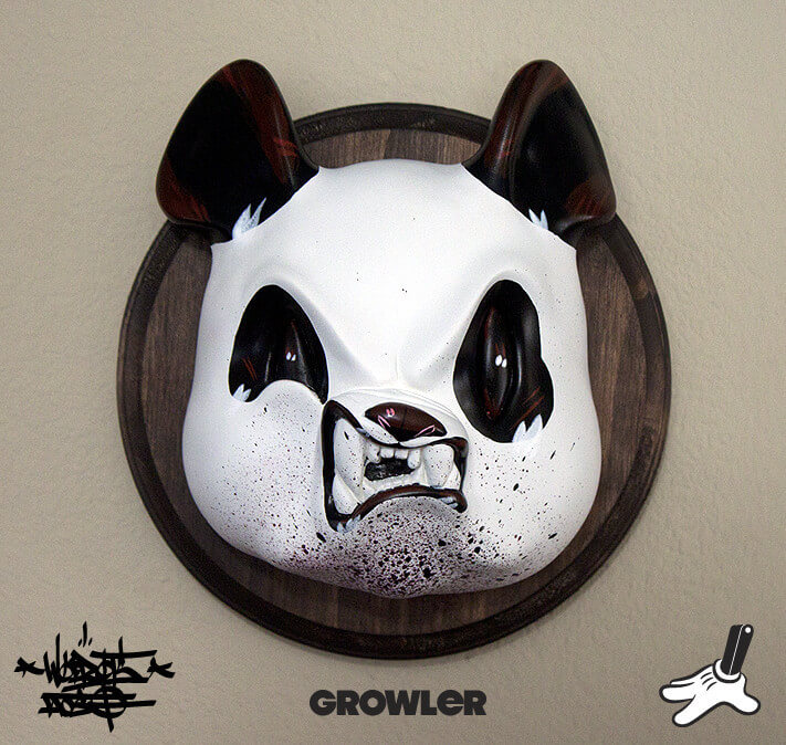 Growler Panda Head by Woes x Silent Stage
