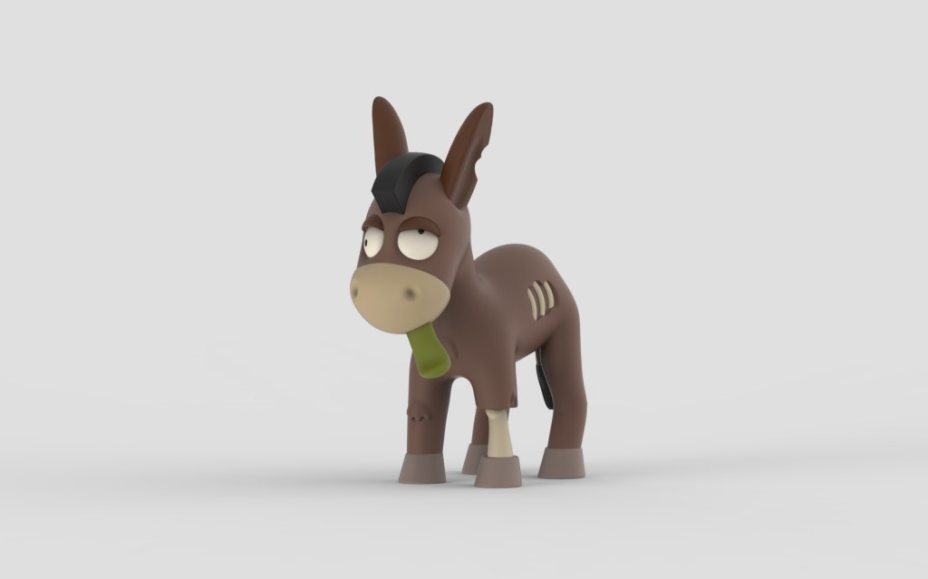 Donkey The Zombie Nativity Kickstarter by NerdTalk Toys LLC