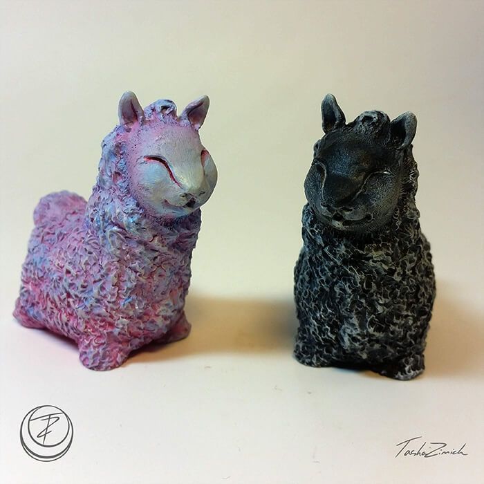 Llamas _painted 1