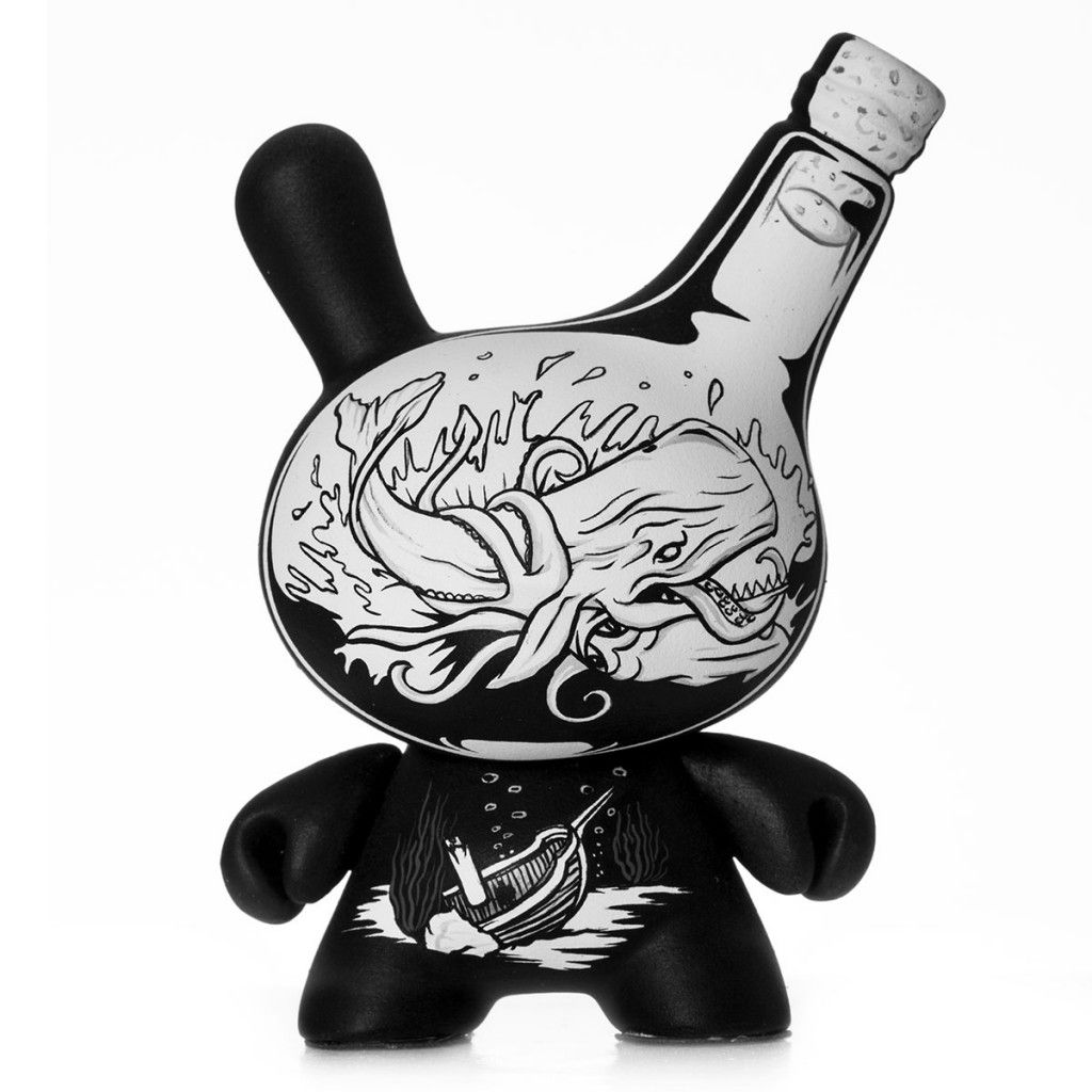 Sketchup Kidrobot dunny Battle of the sea customs by Jon Paul Kaiser