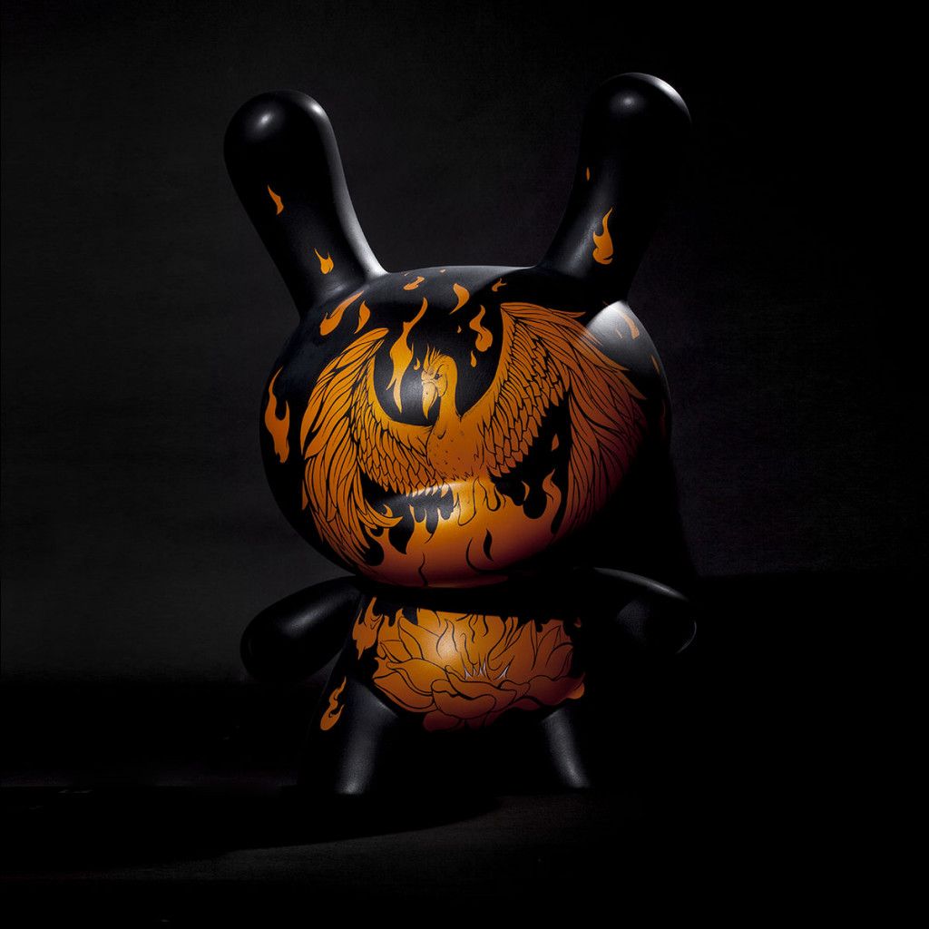 Saisei Phoenix 20 inch Dunny by Jon Paul Kaiser Kidrobot