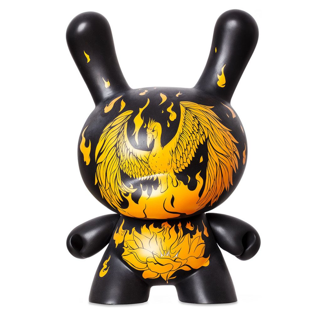 Saisei Phoenix 20 inch Dunny by Jon Paul Kaiser Kidrobot white