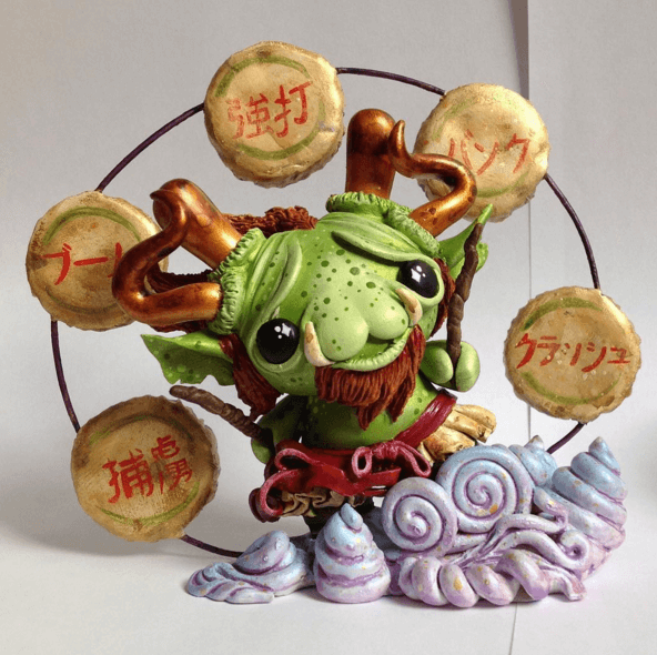 haus of boz the Raijin dunny toyconuk 2016