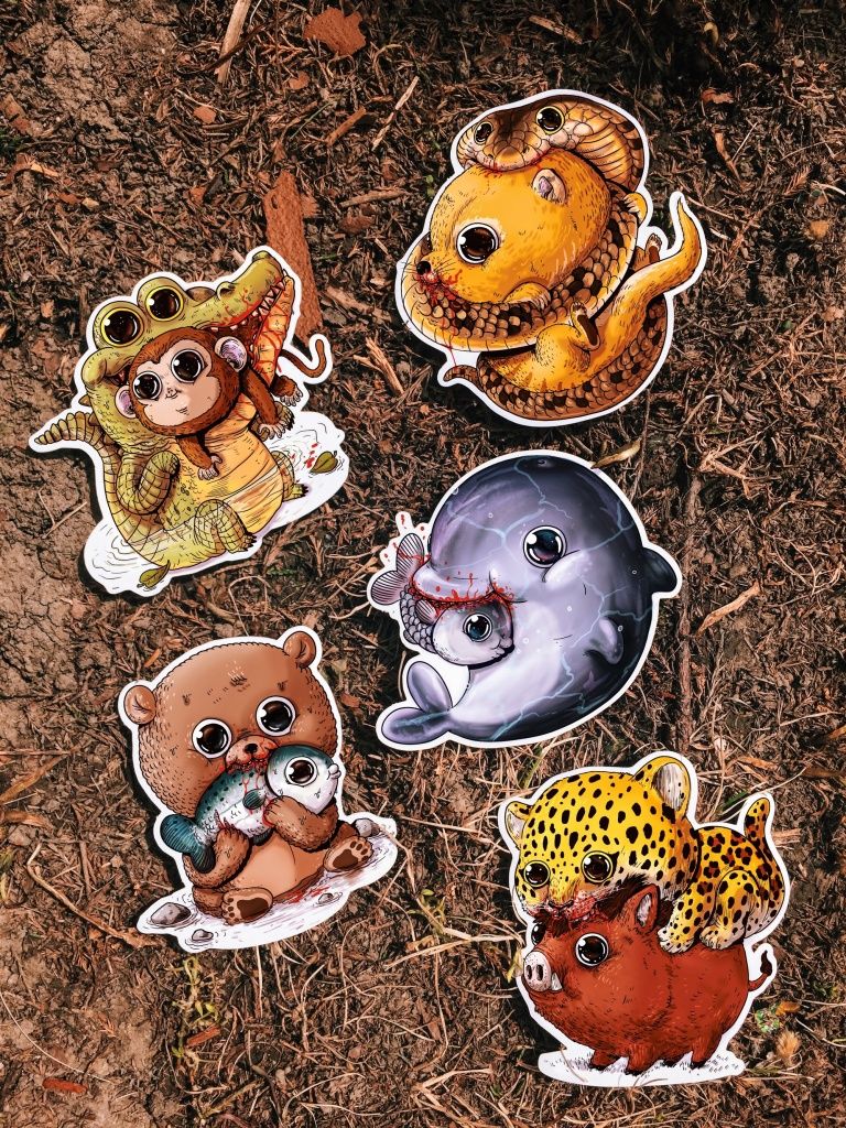 ADORABLE CIRCLE OF LIFE STICKER SET 02