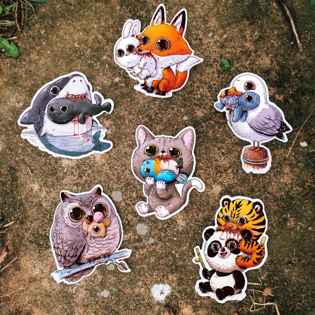 ADORABLE CIRCLE OF LIFE STICKER SET alex