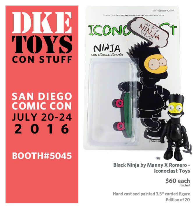 Black Ninja by Manny X Romero - Iconoclast Toys