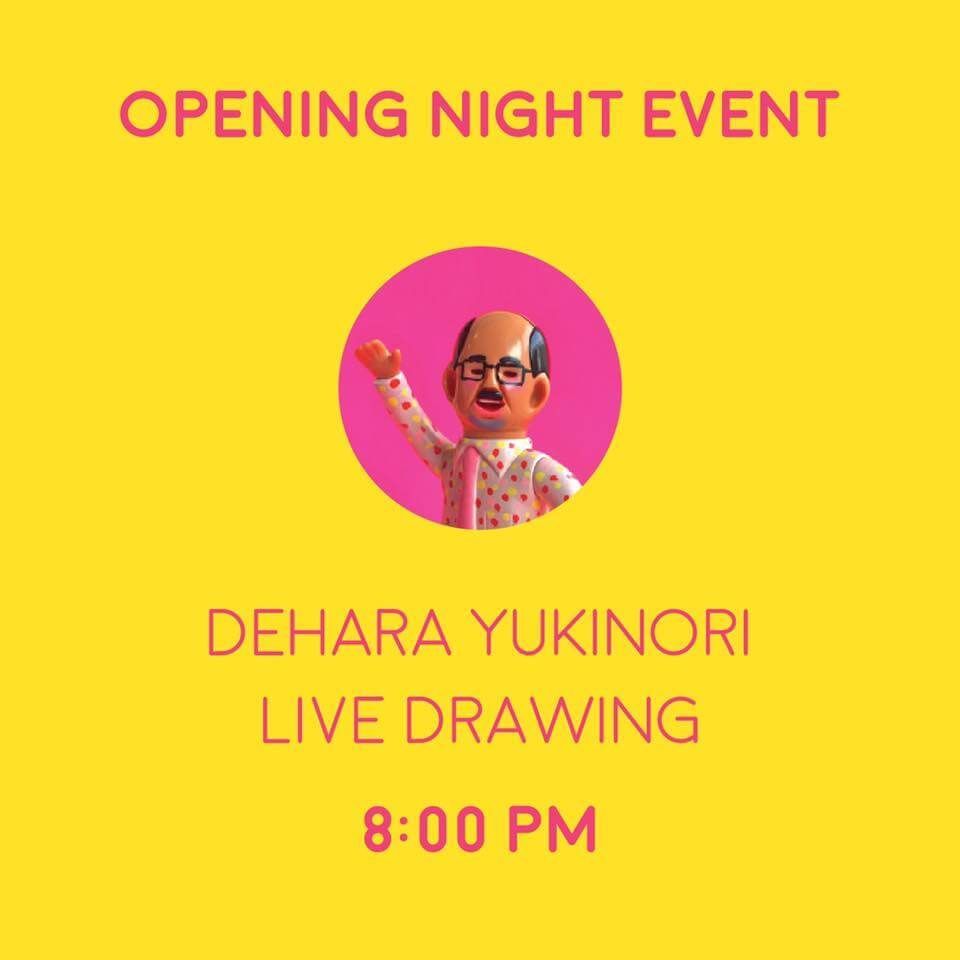 DEHARA YUKINORI Strange Friends In The Hood Solo Exhibition Everyday Mooonday live