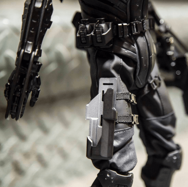 BAIT X GI JOE X 1000 TOYS 1:6 SNAKE EYES FIGURE black wepons