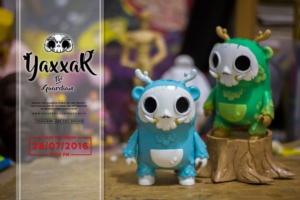 YAXXAR tge Gyardian by MADKIDs Home Studio blue and green