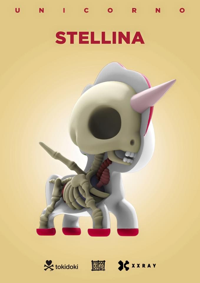 Jason Freeny Tokidoki XXRAY Mighty JAxx STGCC 2016 unicorno Stellina